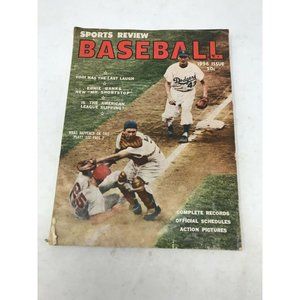 1956 SPORTS REVIEW BASEBALL Yogi Ernie Banks MLB Vtg